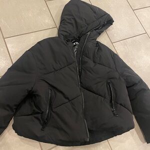 Zara Black Puffer